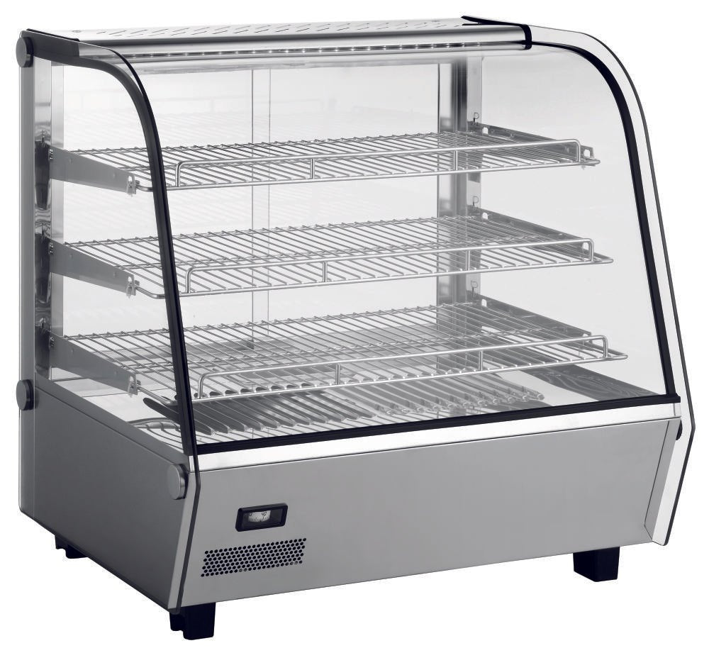 Varmeskap display, 120 liter, 230V/1100W, 678x568X (H) 686mm - for Storkjøkken - XL - Storkjøkken