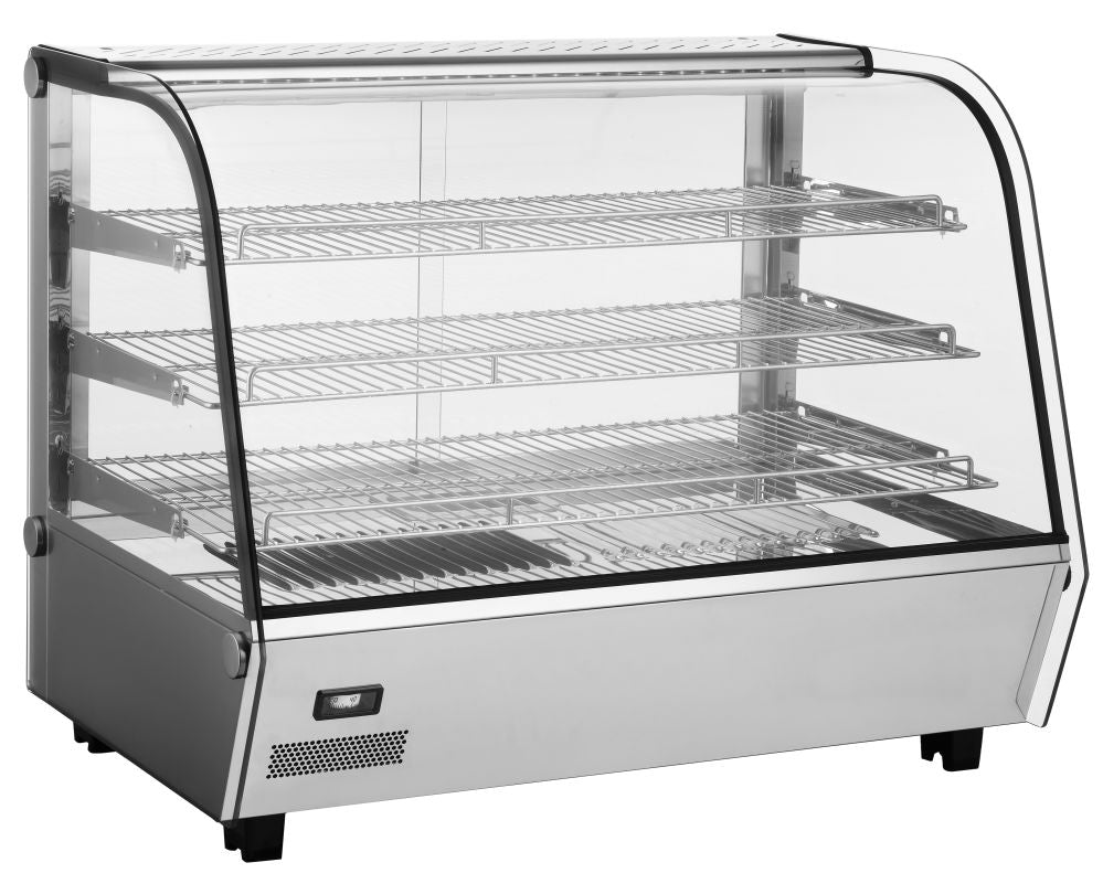Varmeskap display, 160 liter, 230V/1500W, 857x568X (H) 686mm - for Storkjøkken - XL - Storkjøkken