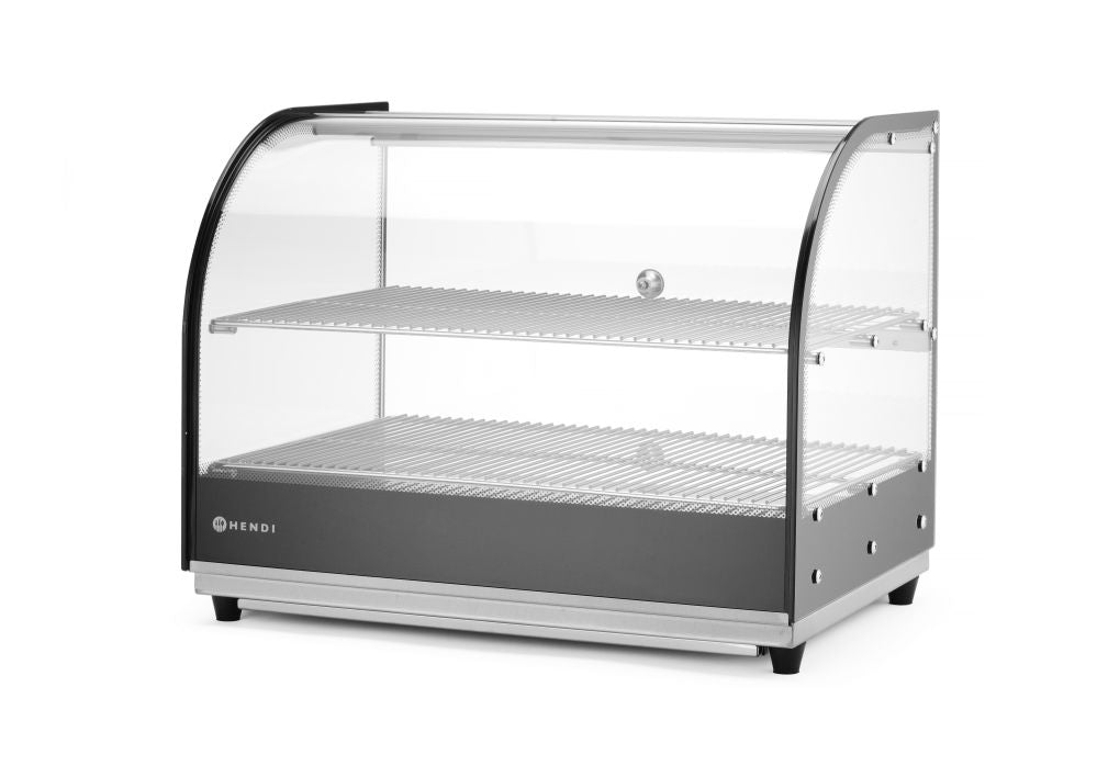 Varmeskap display, dobbeltnivå, 230V/400W, 554x376X (H) 432mm - for Storkjøkken - XL - Storkjøkken