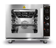 Varmluftsdampovn med grill 4x GN 2/3, lysegrå, 230V/3000W, 620x555x (H) 585mm - for Storkjøkken - XL - Storkjøkken