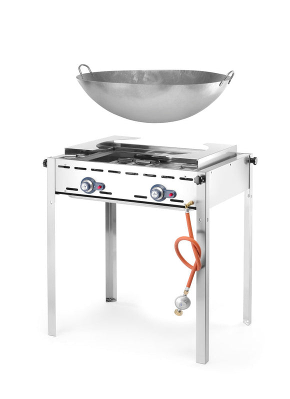 Wok panne med håndtak, Ø710x (H) 220mm - for Storkjøkken - XL - Storkjøkken